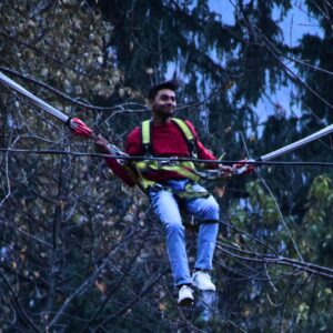 Rocket Bungee in Solang Valley